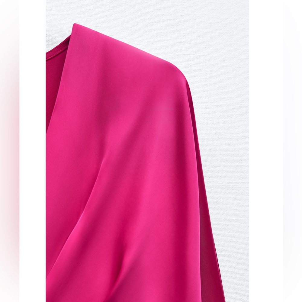 Zara Pink Midi Dress - Picture 7 of 9